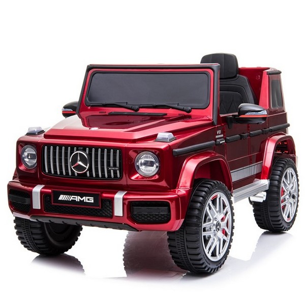 Продукт Акумулаторен джип Mercedes Benz G63 Licensed 4X4 , с меки гуми и кожена седалка - 0 - BG Hlapeta
